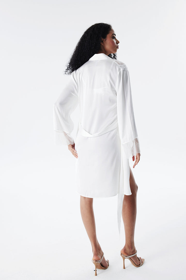 Hera White Dressing Gown