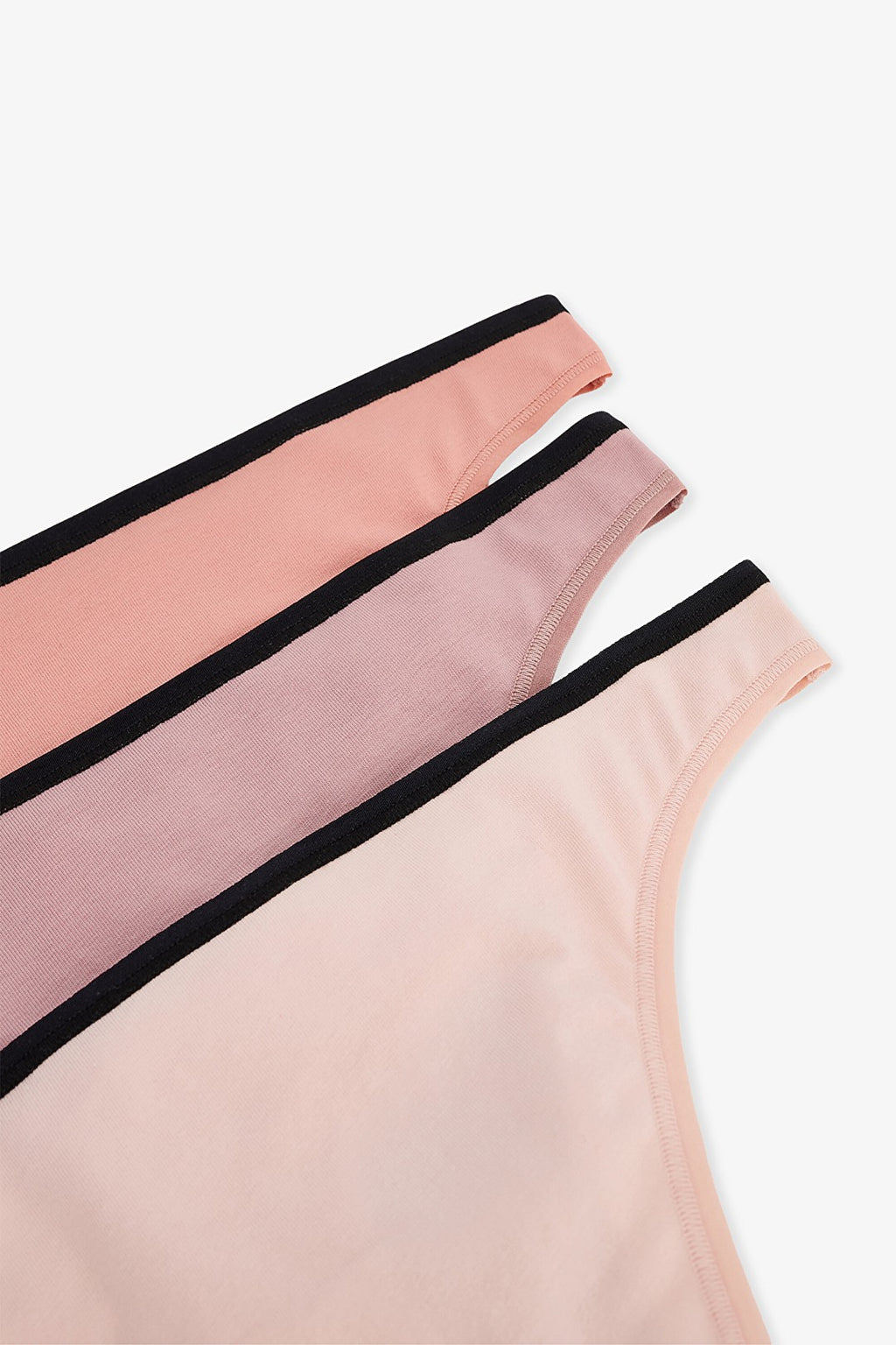 Colorful Earth Tones 3-Pack Thong Panties