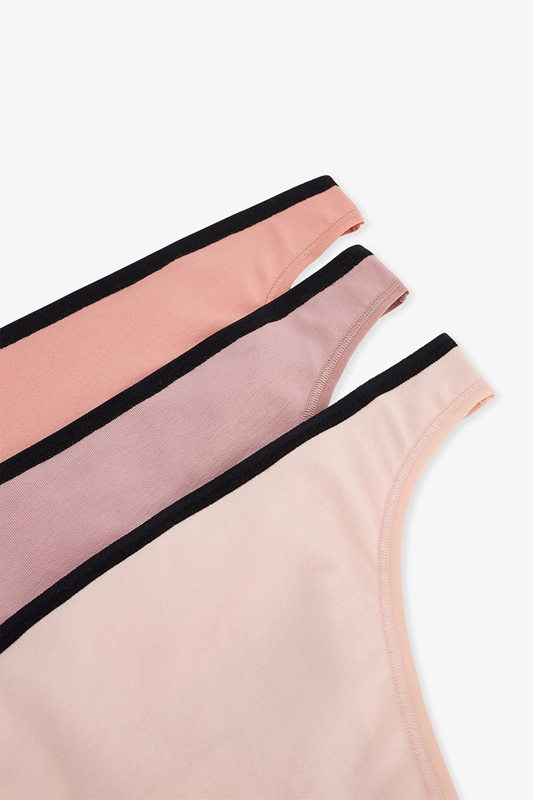 Colorful Earth Tones 3-Pack Thong Panties