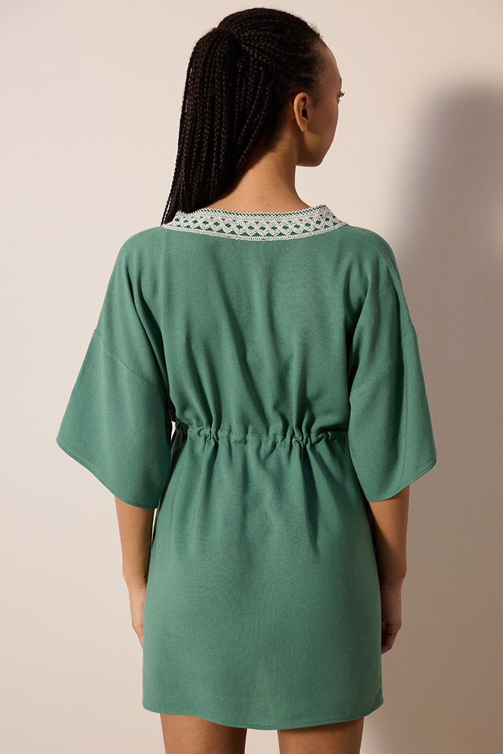 Scara Green Caftan