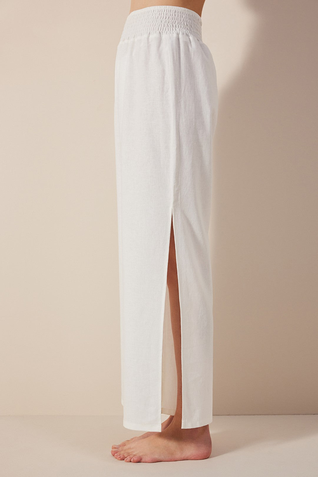 Linen Lina White Trousers