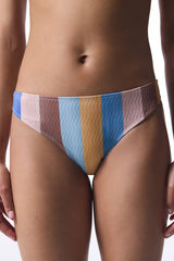 Keira Stripe Striped Brief Bikini Bottom