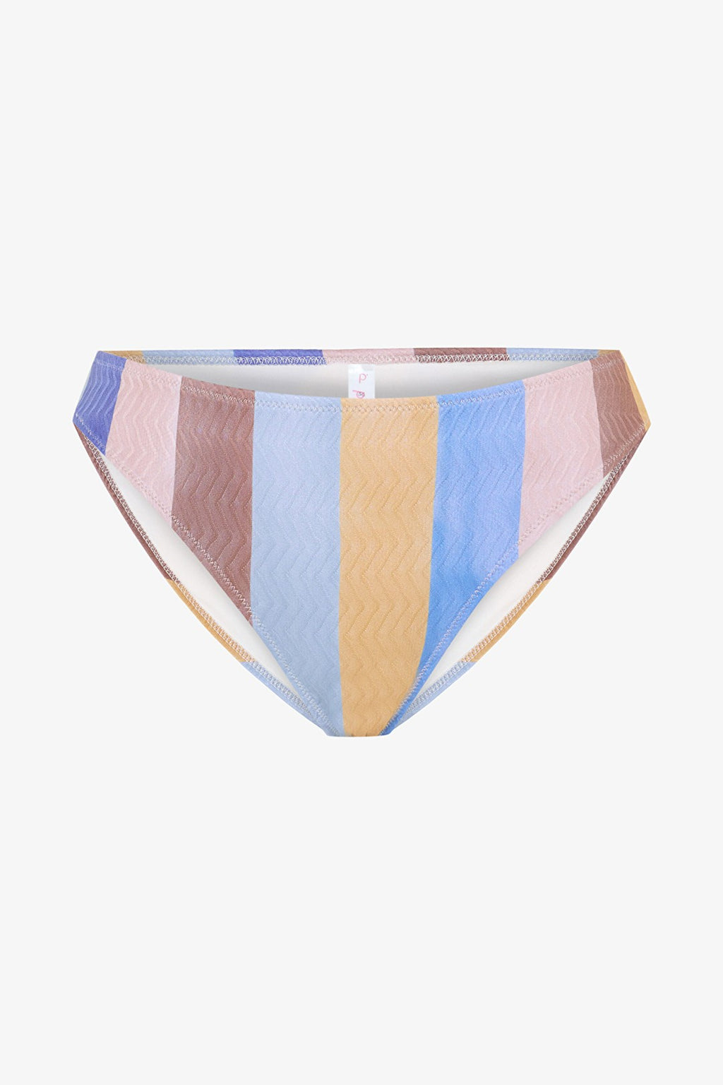 Keira Stripe Striped Brief Bikini Bottom