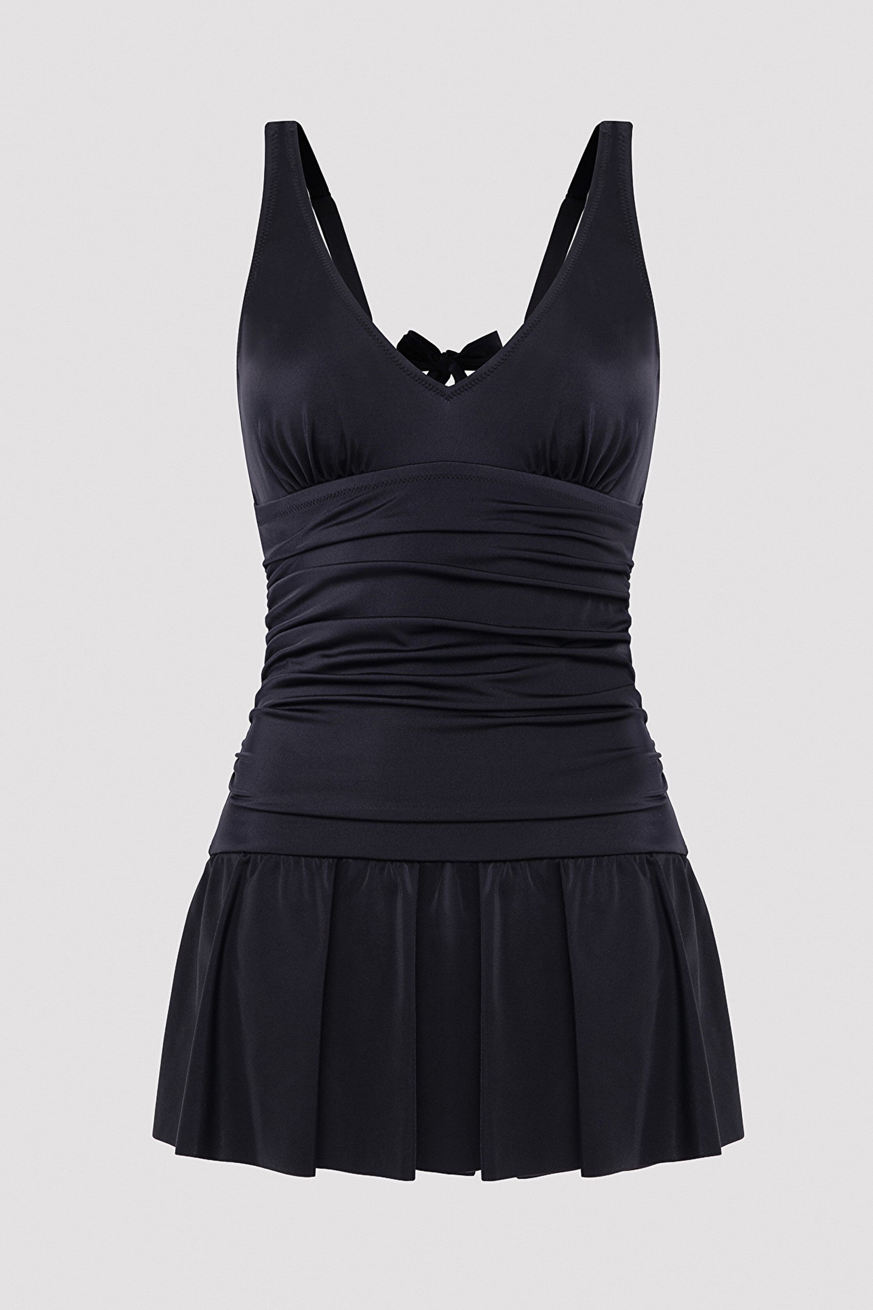 Basic Skirt Corset Black Suit