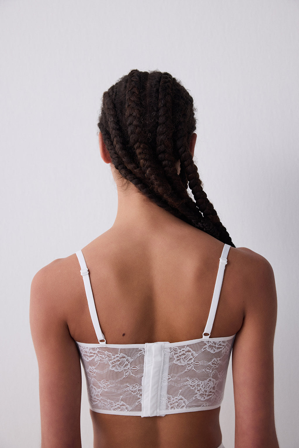 Stone Corset Off White Bustier