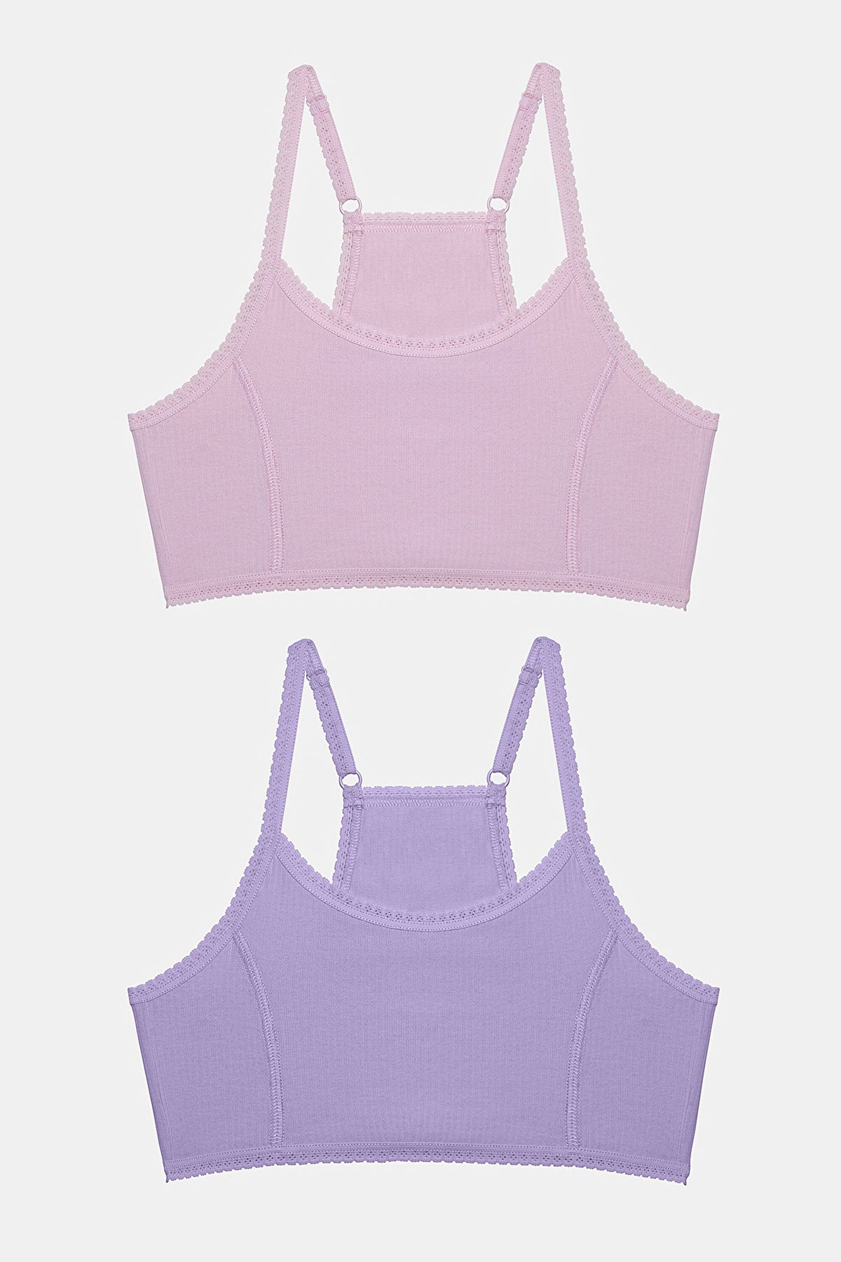 Girls Comfeel 2-Piece Multicolored Crop Top
