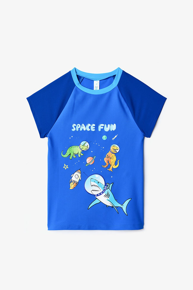 Saks Boys Space Fun UV T-Shirt Hover Image