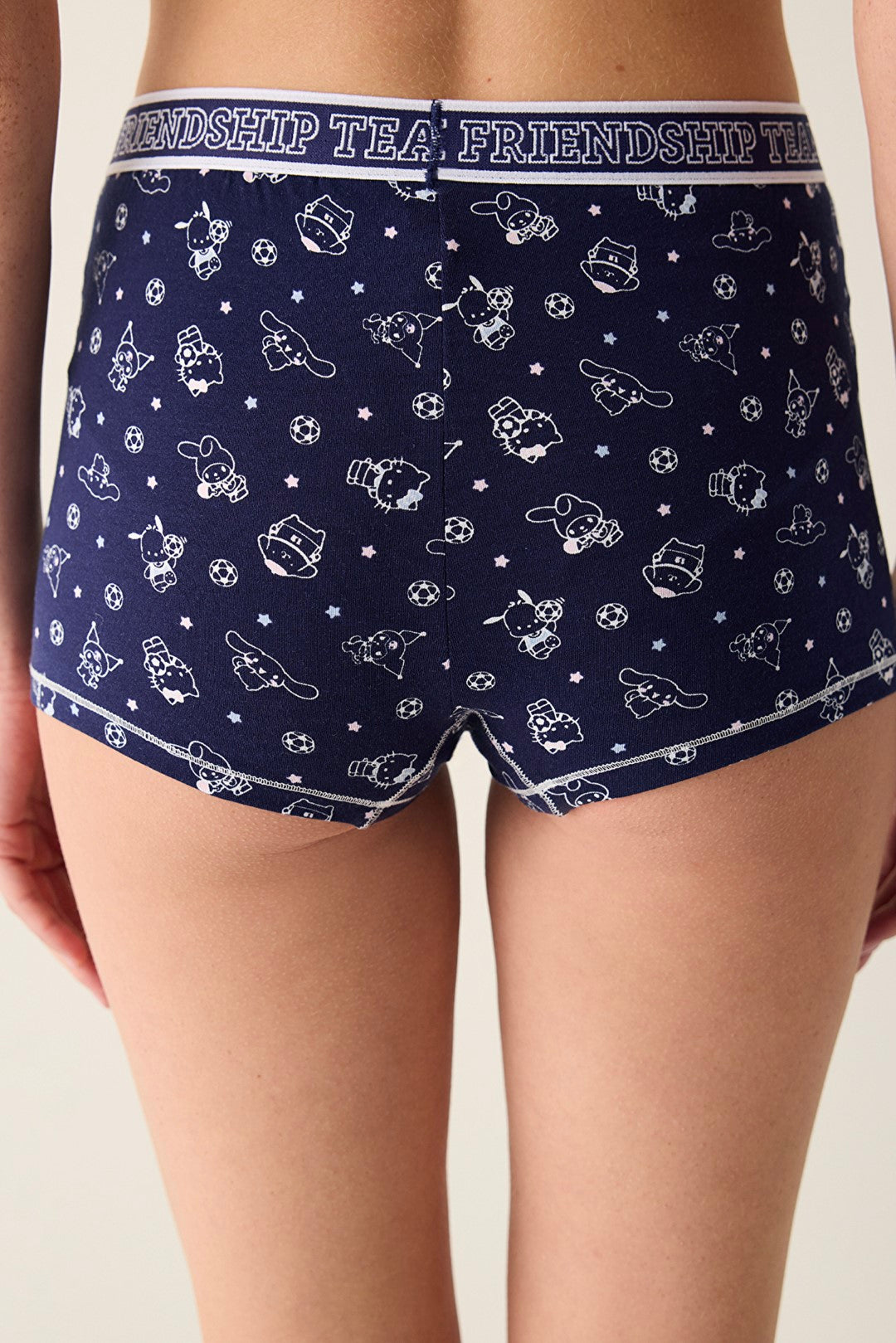 High Waist Navy Blue Boxers - Sanrio Collection