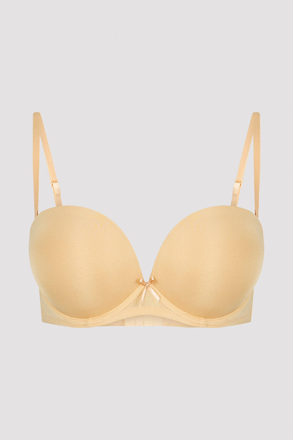 حمالة صدر مبطنة بدون حمالات سوداء لوو كت