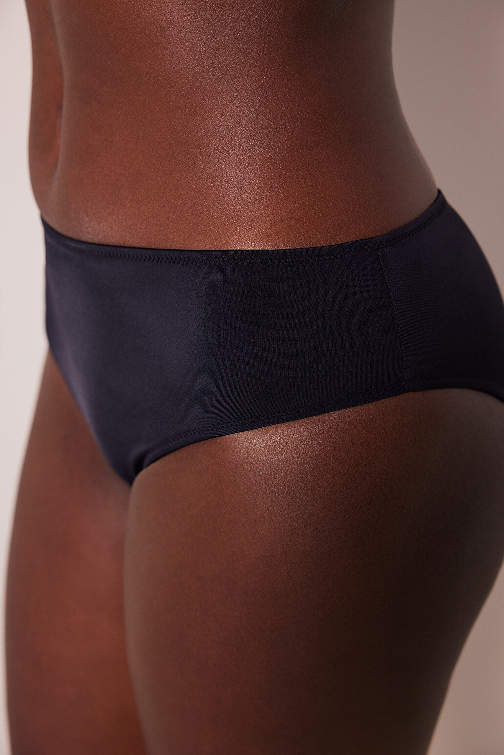 Basic Cover Black Bikini Bottom