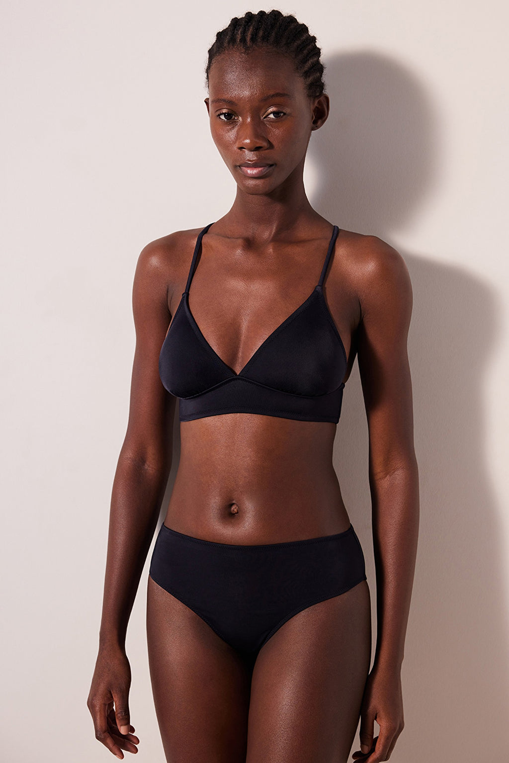 Basic Cover Black Bikini Bottom