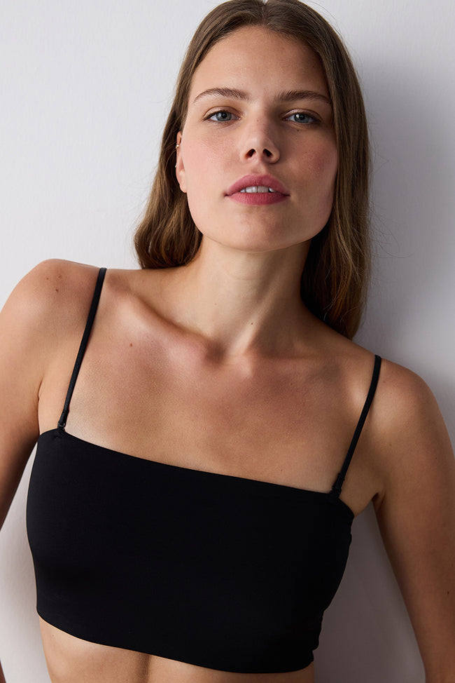 Bandeau Black Bra Main Image