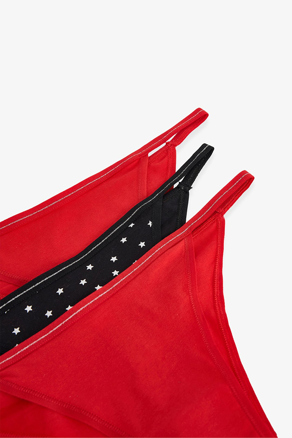 Colorful Shinny Winter 3-Pack Brazilian Panties