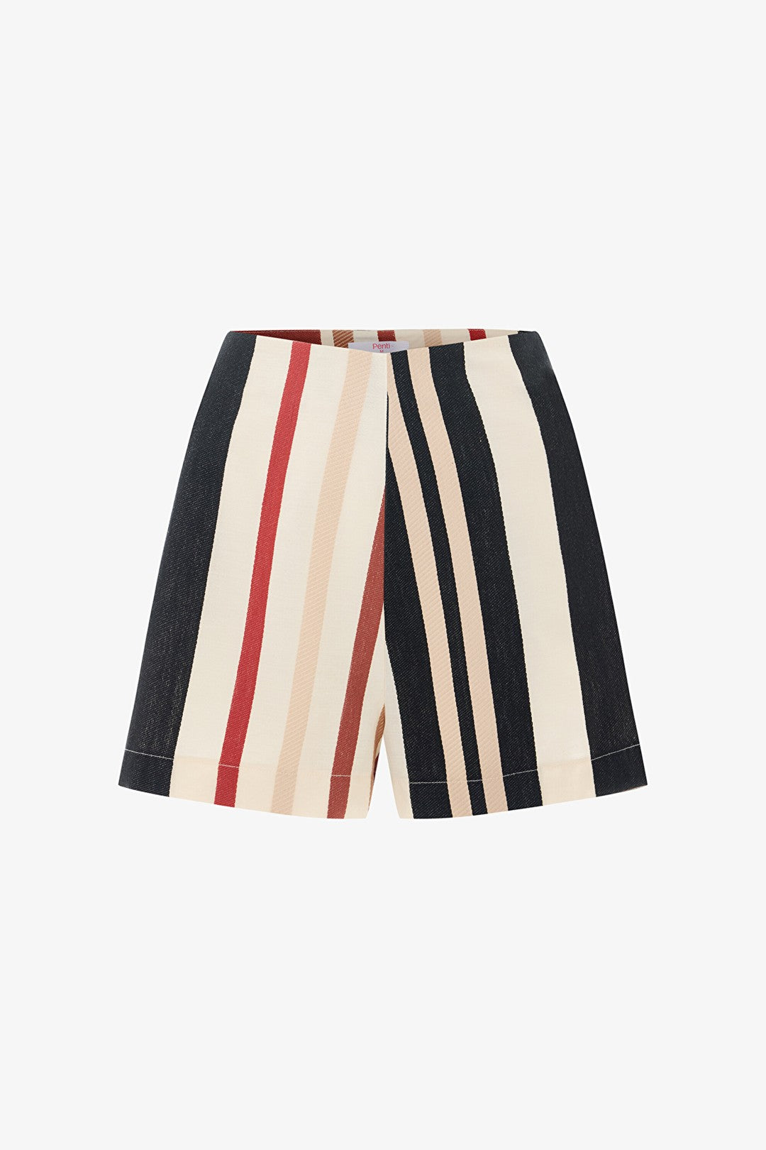 Shay Striped Ethnic Patterned Mini Shorts