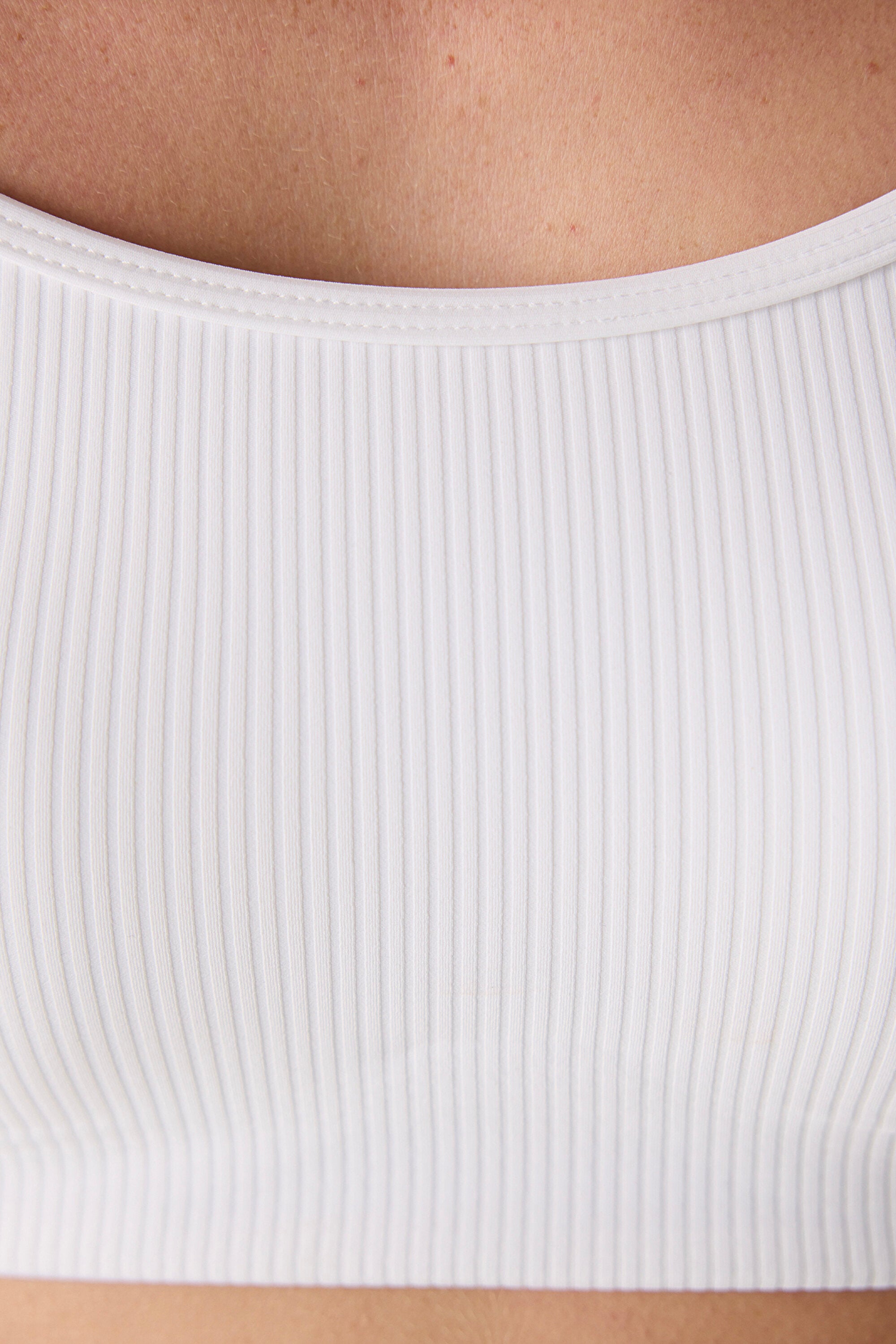 Ribbed Micro Bonding Navy Blue Top - Sanrio Collection