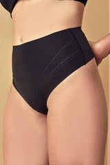 #Izbırakmaz Black Light High Waist Thong Corset