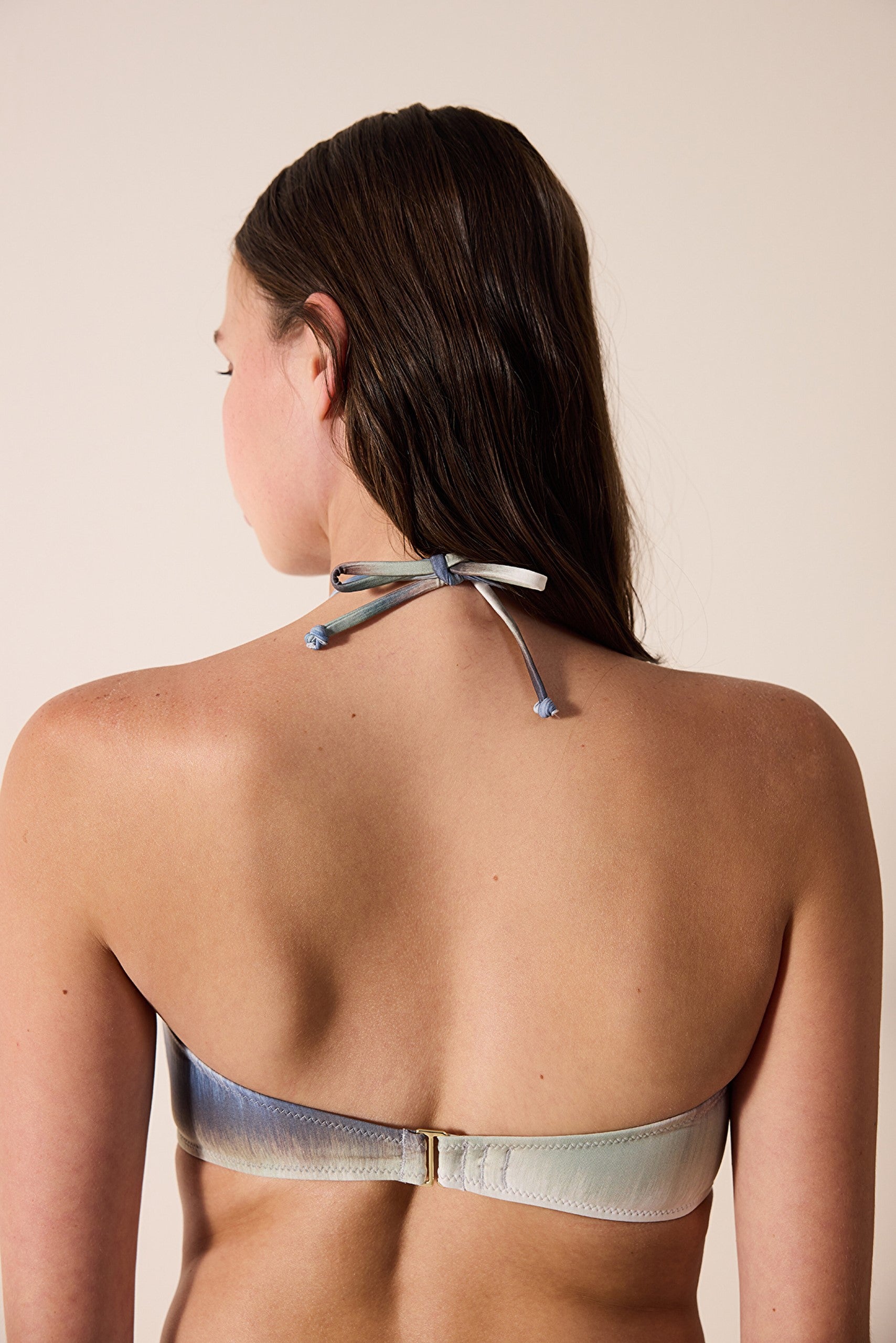 Dalia Bandeau Multi Color Bikini Top