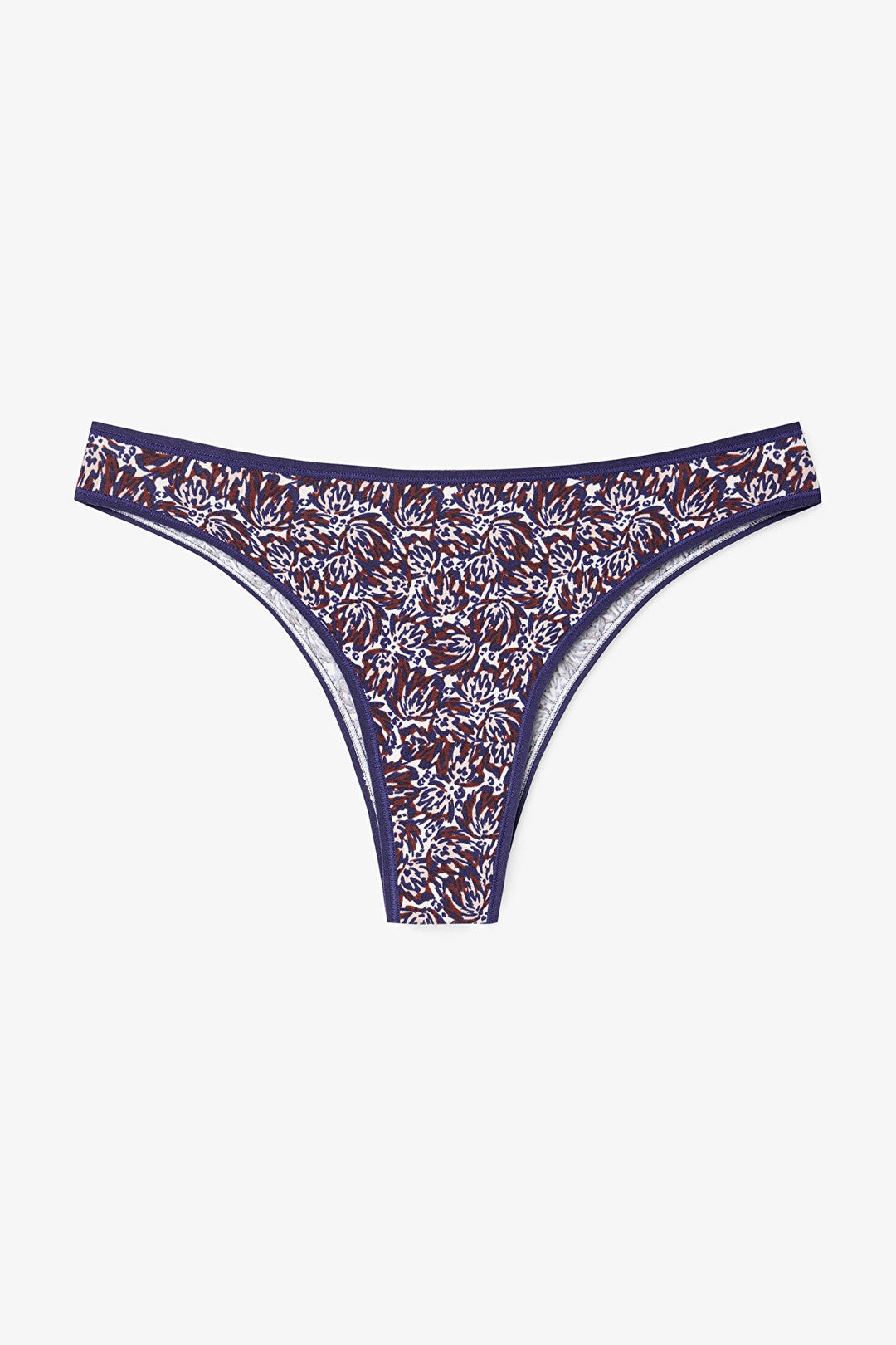 Wild One Floral Cotton Low Waist 5-Pack Brazilian Panties