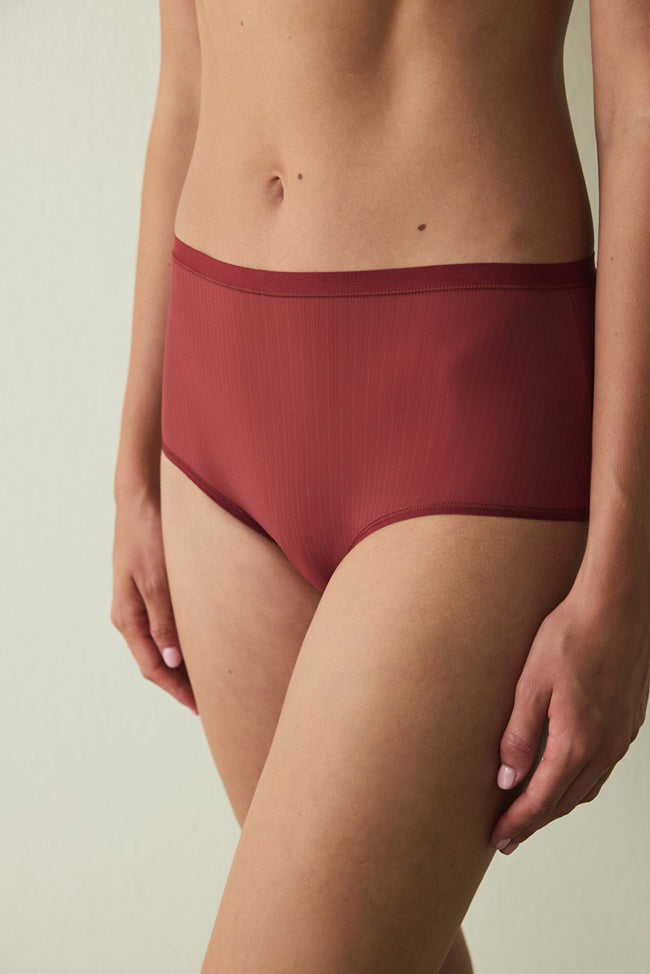 Black Essentials High Waist Slip Panties Main Image