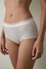 Cotton High Waist Slip Panties