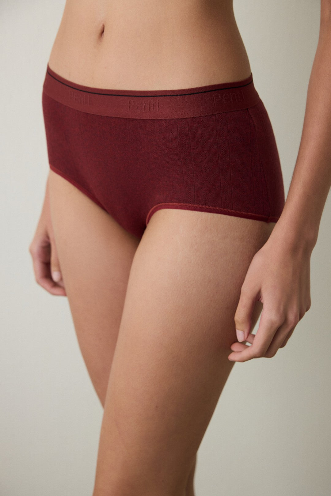 Cotton High Waist Slip Panties