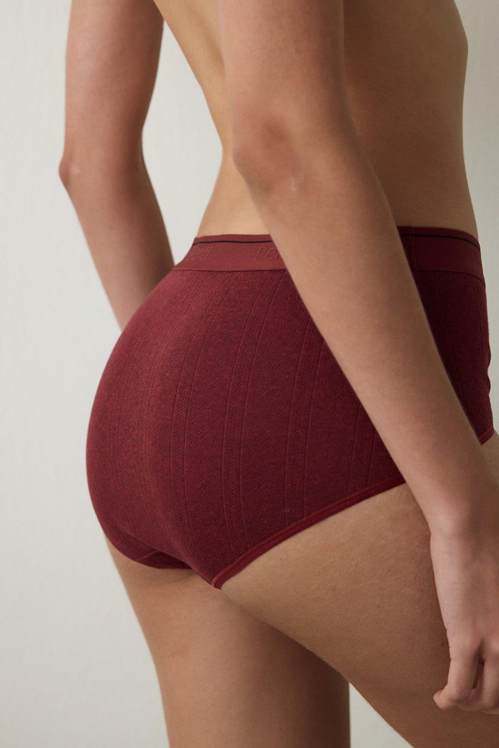 Cotton High Waist Slip Panties