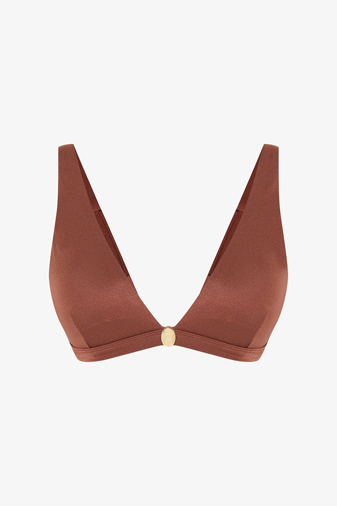 Orange Braga Deep V Bikini Top