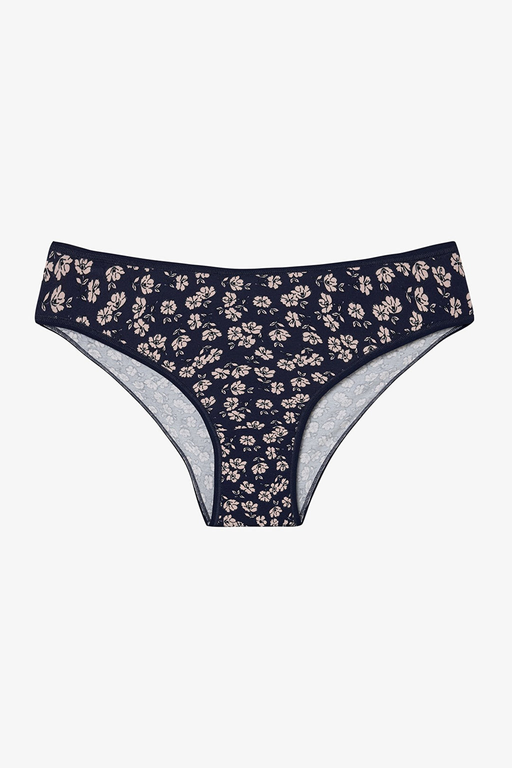 Darker Flower Floral Patterned Low Waist 5-Pack Slip Panties