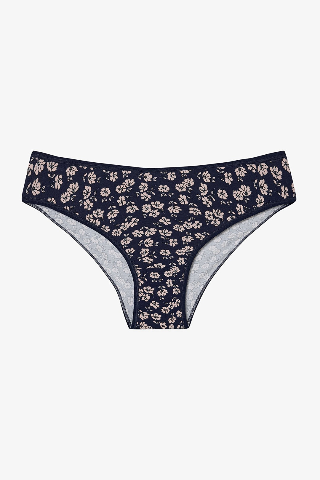 Darker Flower Floral Patterned Low Waist 5-Pack Slip Panties