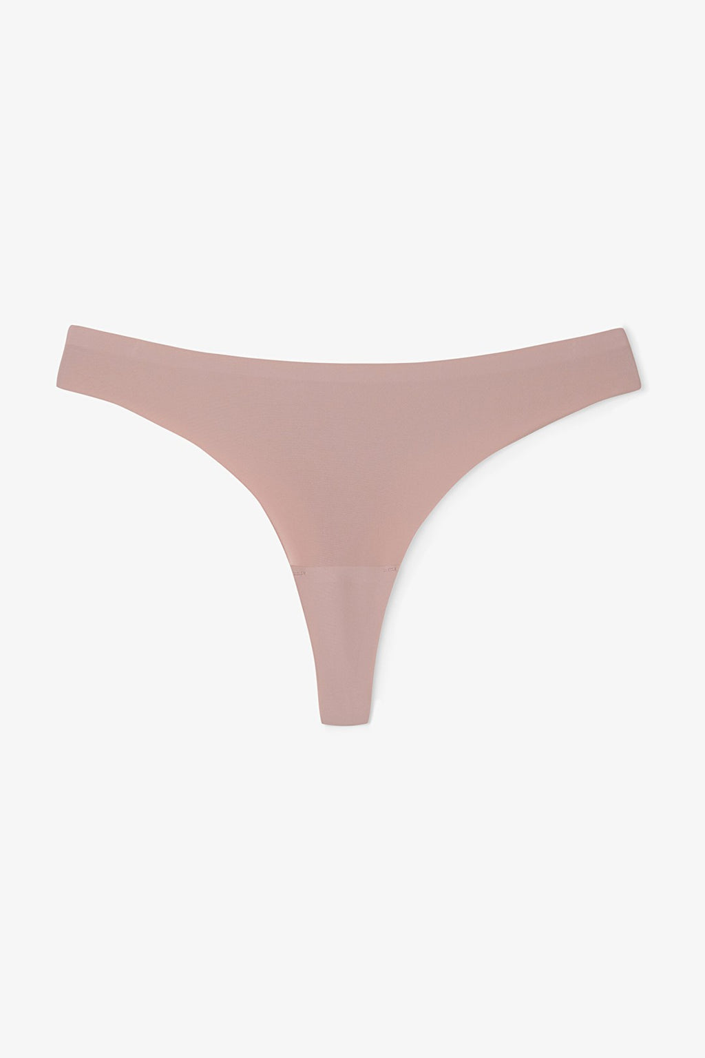 Rose Pink, Non-Fading Laser Cut, 2-Pack Thong Panties
