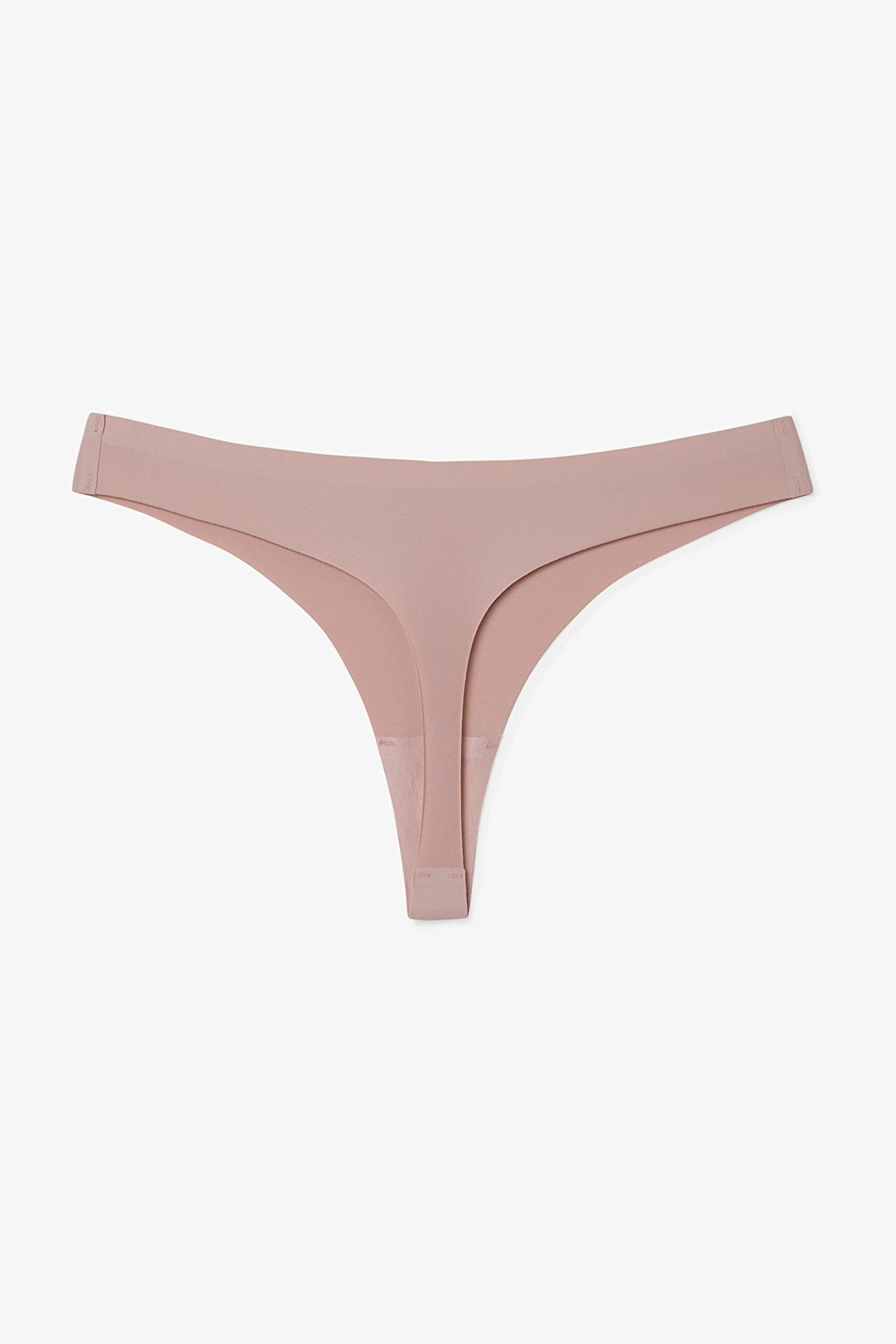 Rose Pink, Non-Fading Laser Cut, 2-Pack Thong Panties