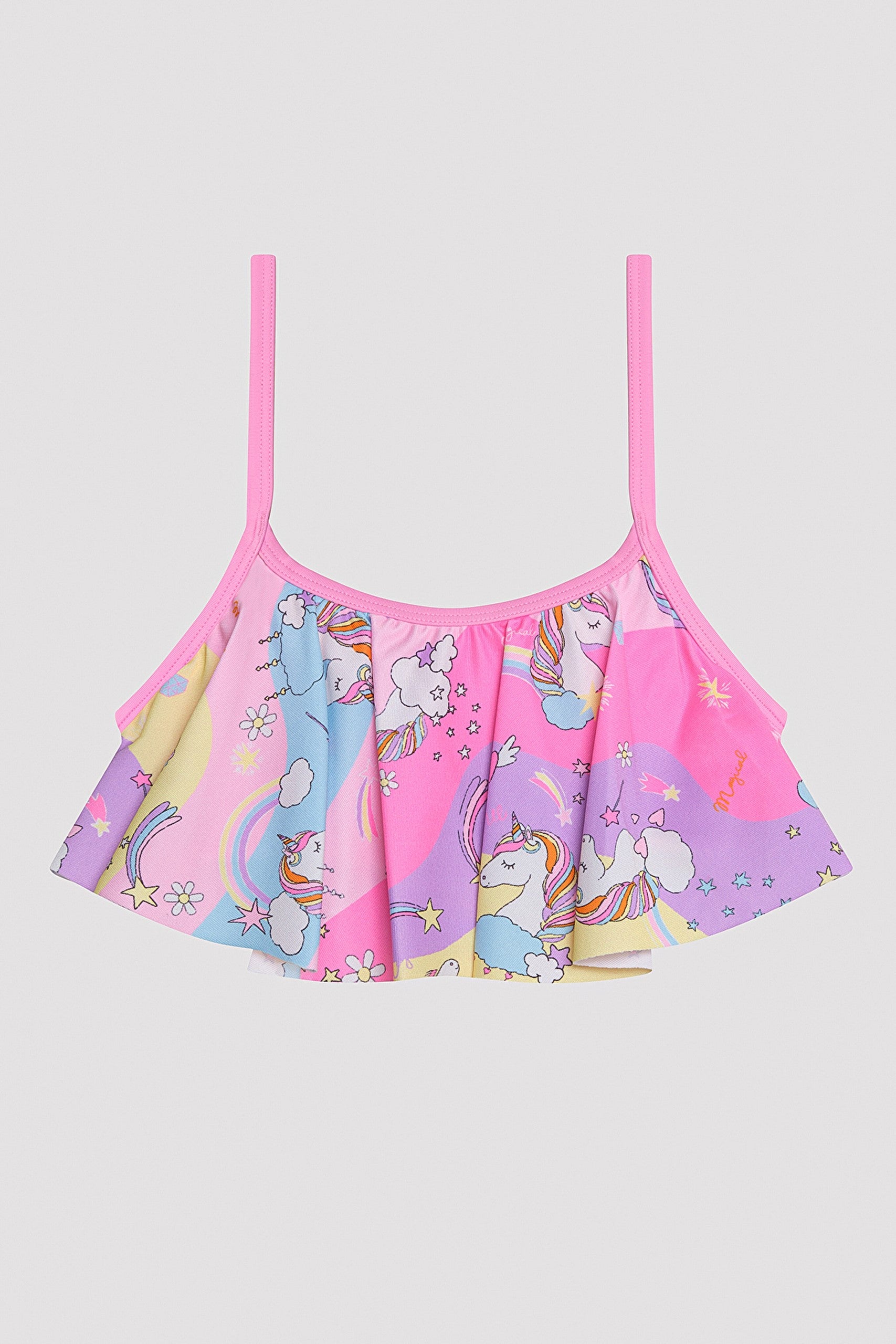 Girls Unicorn Bandeau Bikini Set