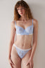Gloria Lace Lace Blue Bra