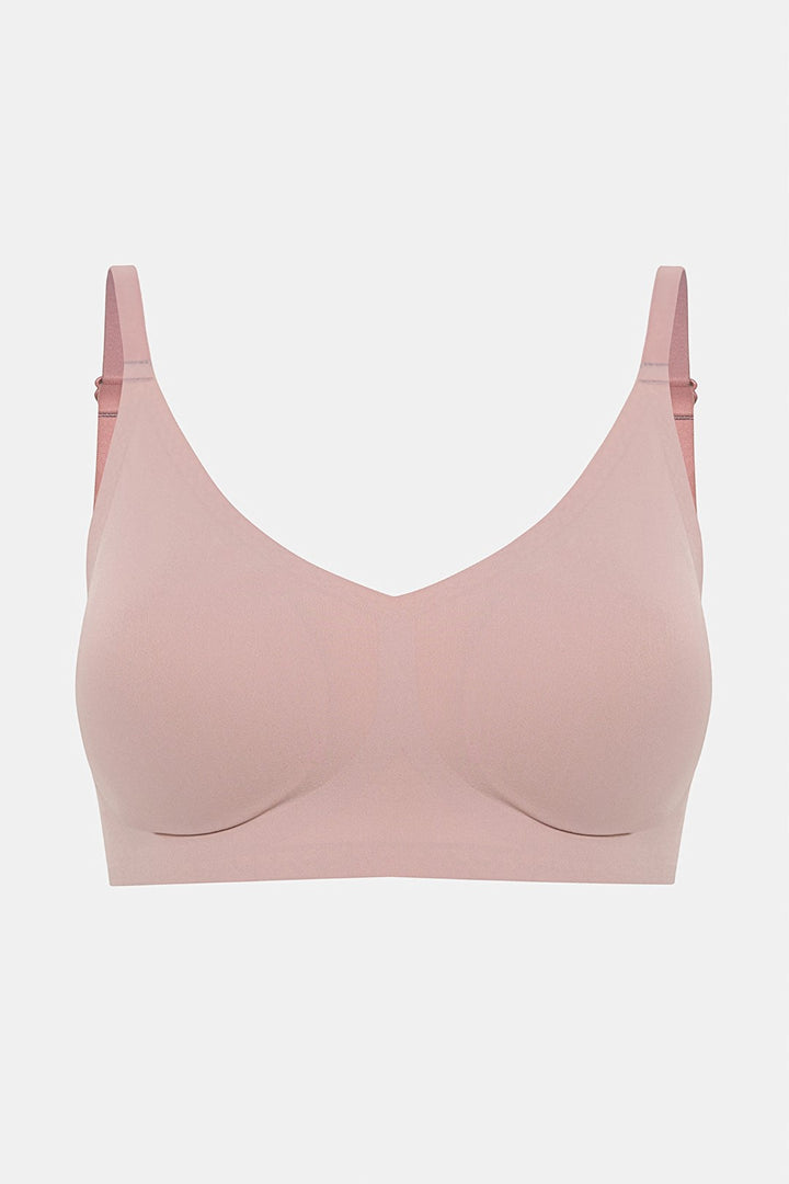 Micro Flock Bonding Dusty Rose Bra