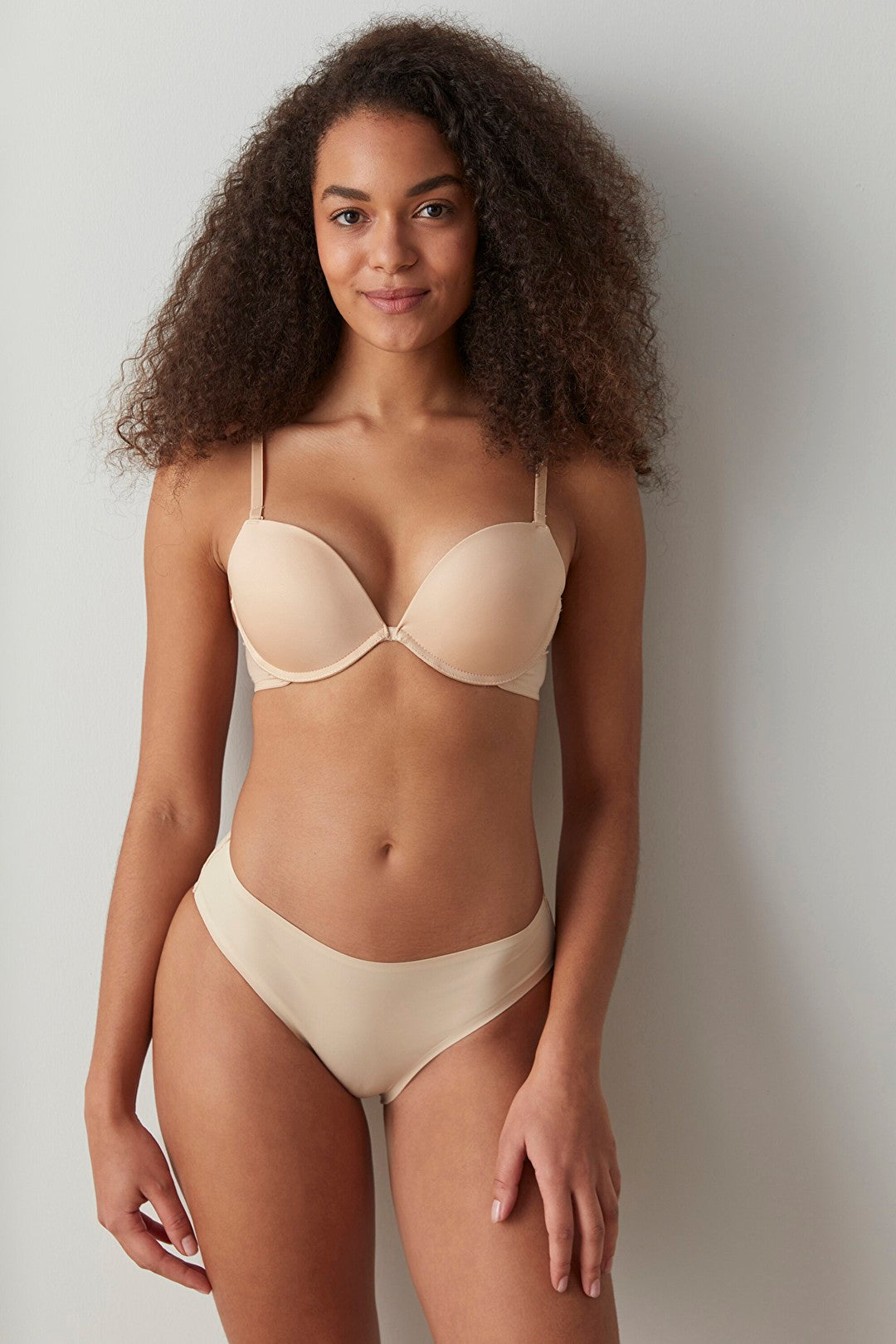 Wowbra Beige Push Up Bra
