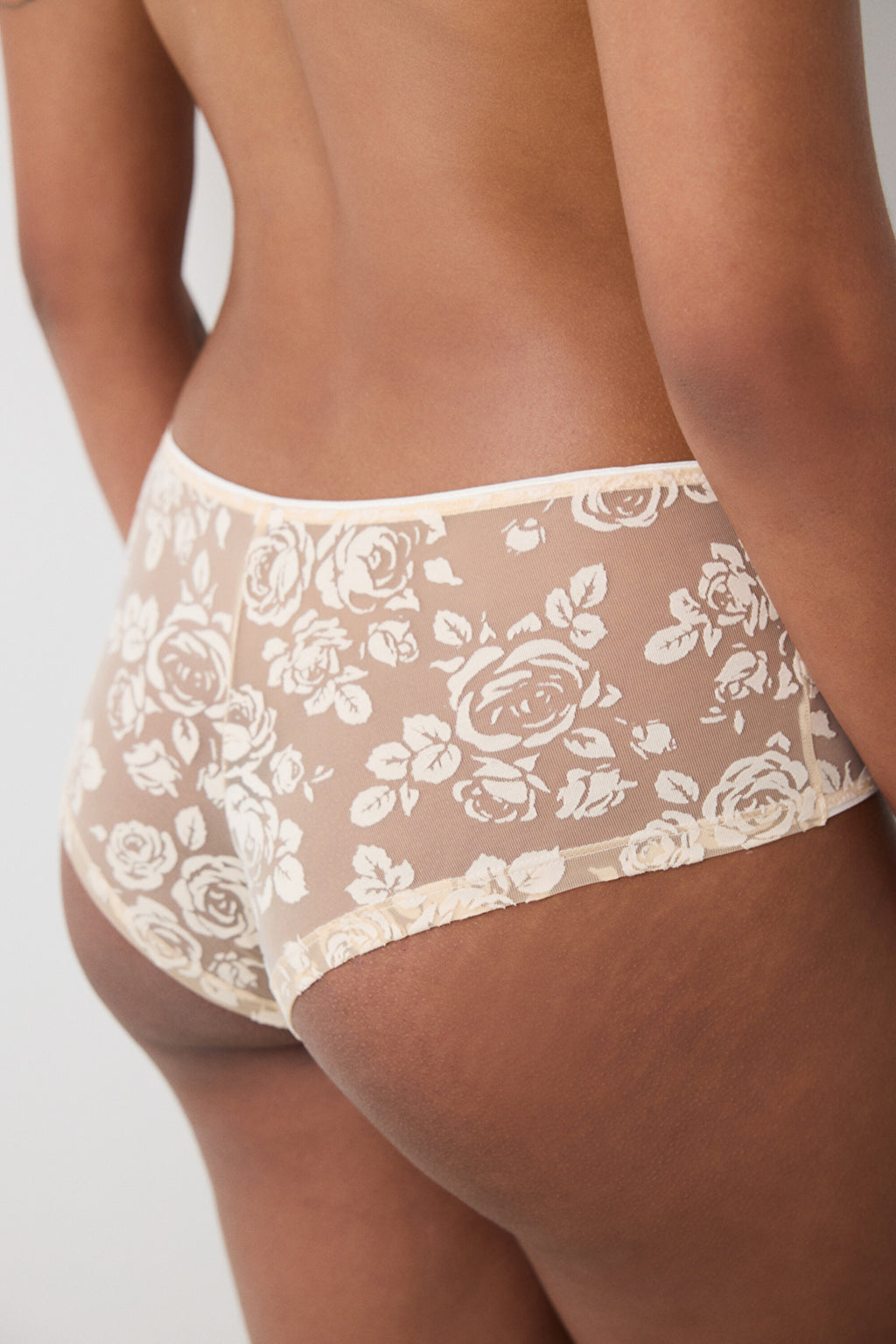 Devore Hipster Cream Panties