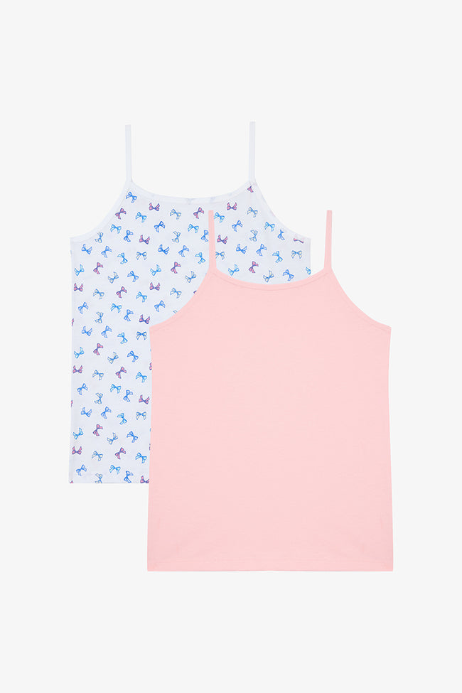 Girl Colorful 2-Piece Multicolored Undershirt Hover Image