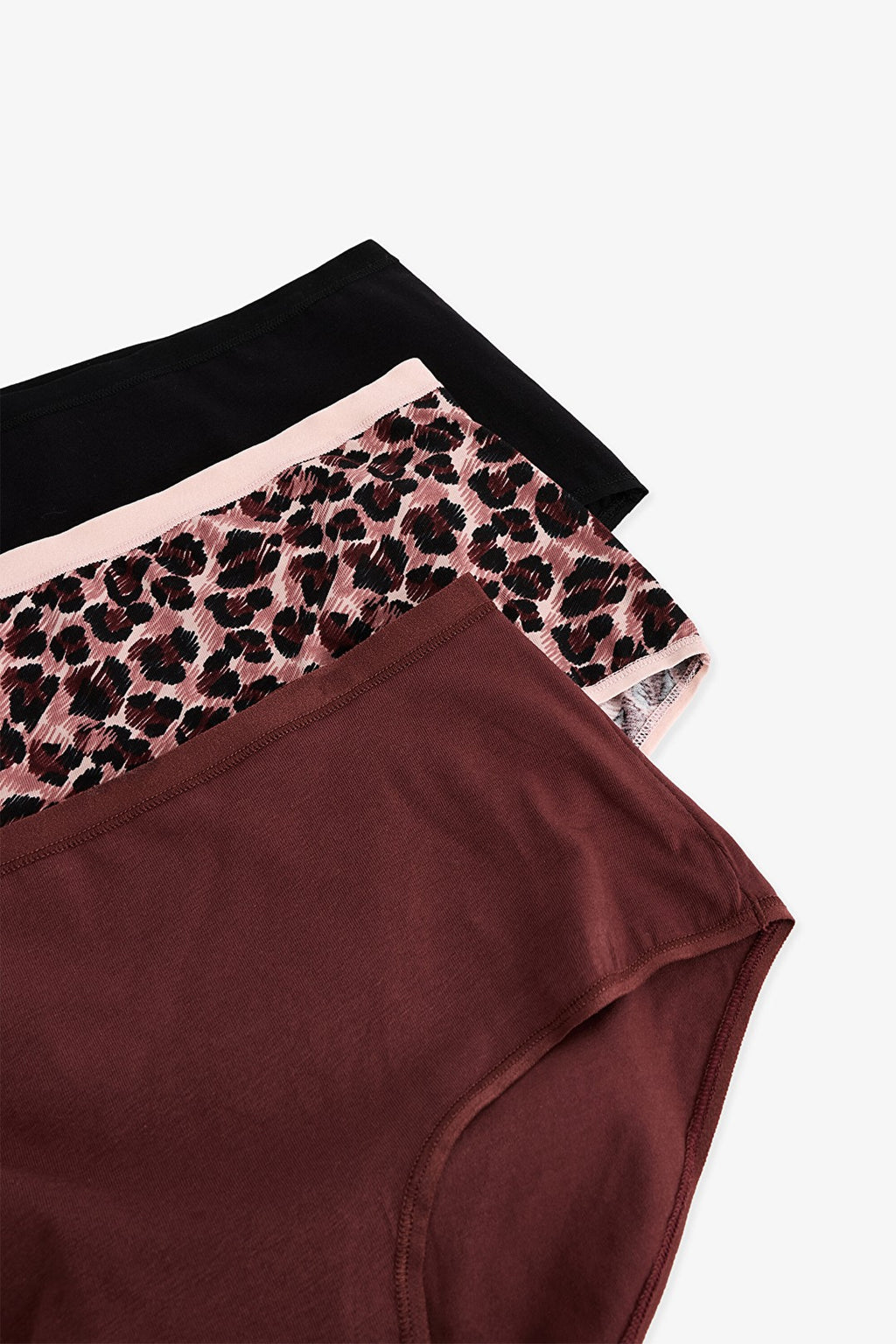 Leopard Patterned Crispy Leo 3-Pack High Waist Panties