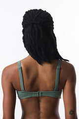 Khaki Beauty Underwire Balconette Bikini Top