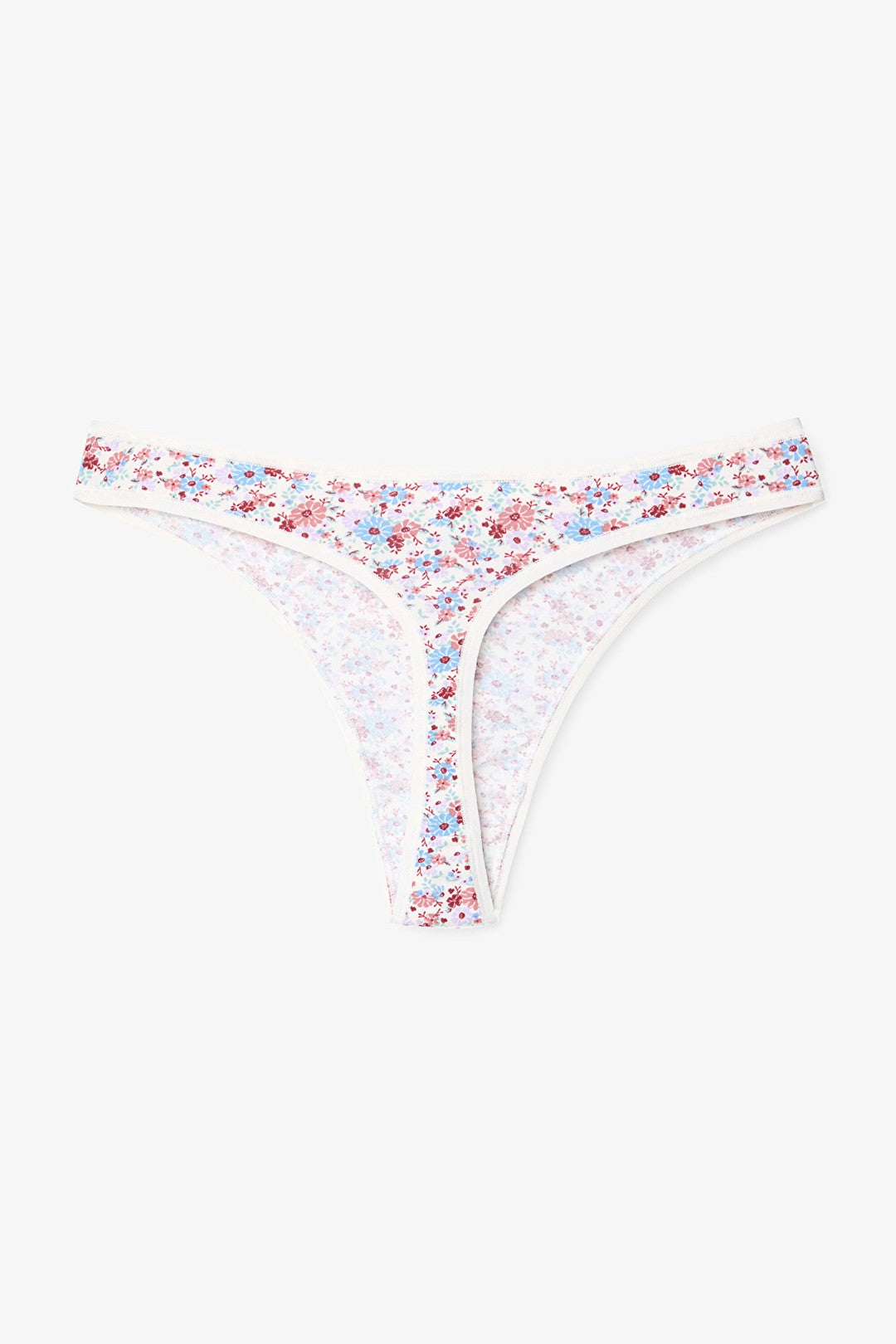 Iceland Bloom Floral Low Waist 5-Pack Thong Panties