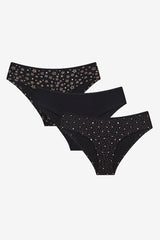 Shinny Stars 3-Pack Multicolored Hister Panties