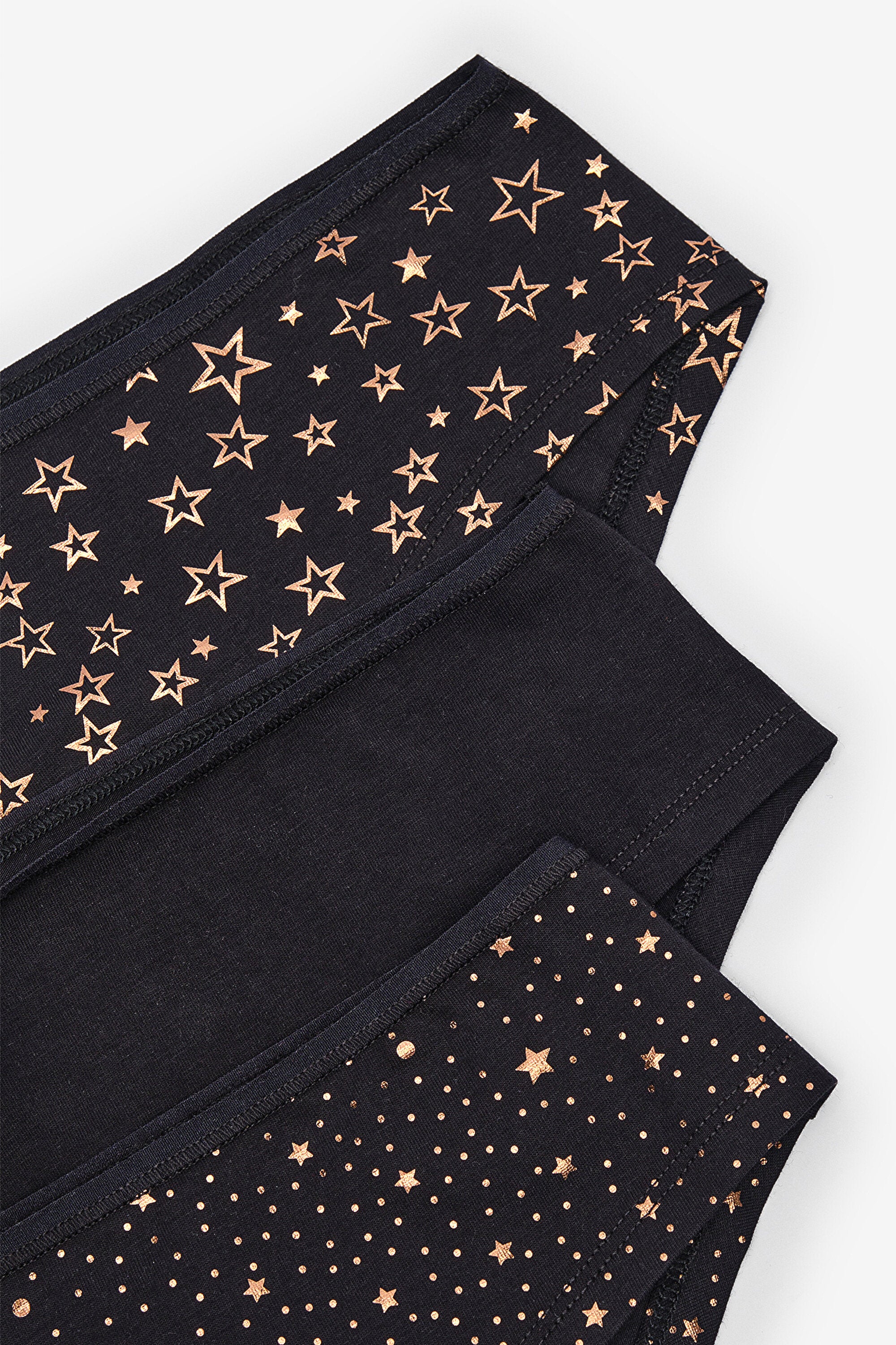 Shinny Stars 3-Pack Multicolored Hister Panties