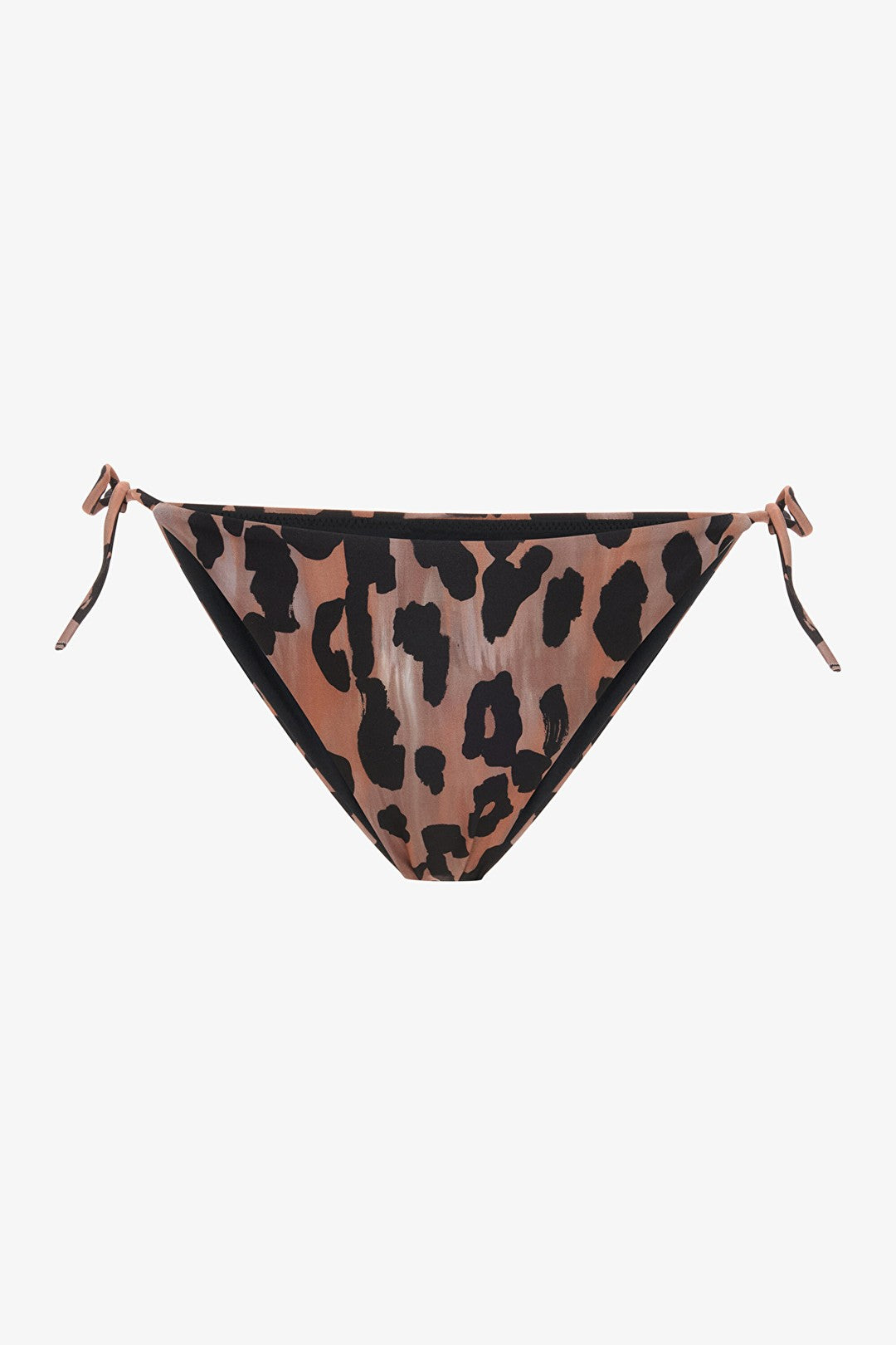 Clove Minimal Cut Leopard Print Bikini Top