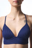 Navy Blue Denver Push Up Bikini Top