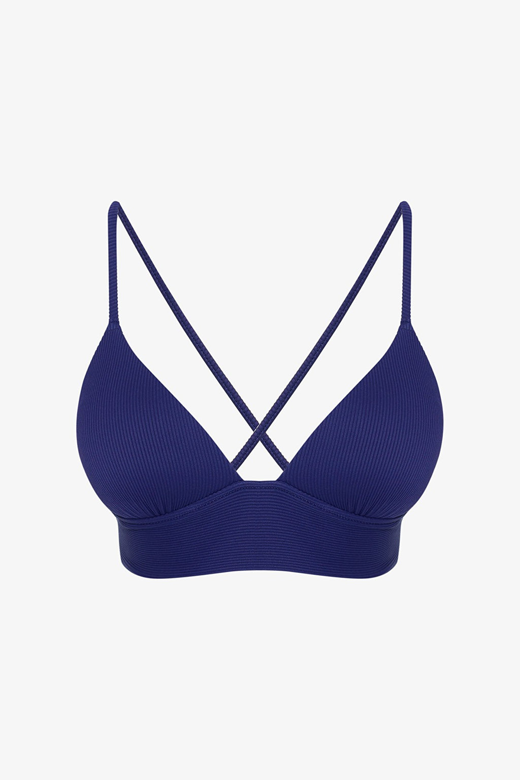 Navy Blue Denver Push Up Bikini Top