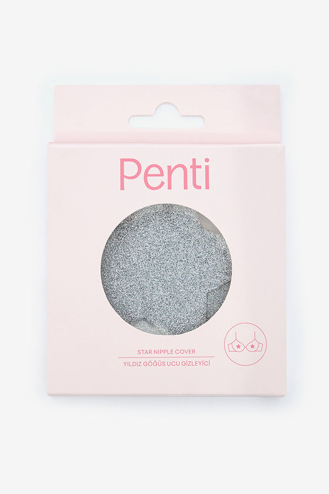 Star Silver Color Nipple Hider Hover Image