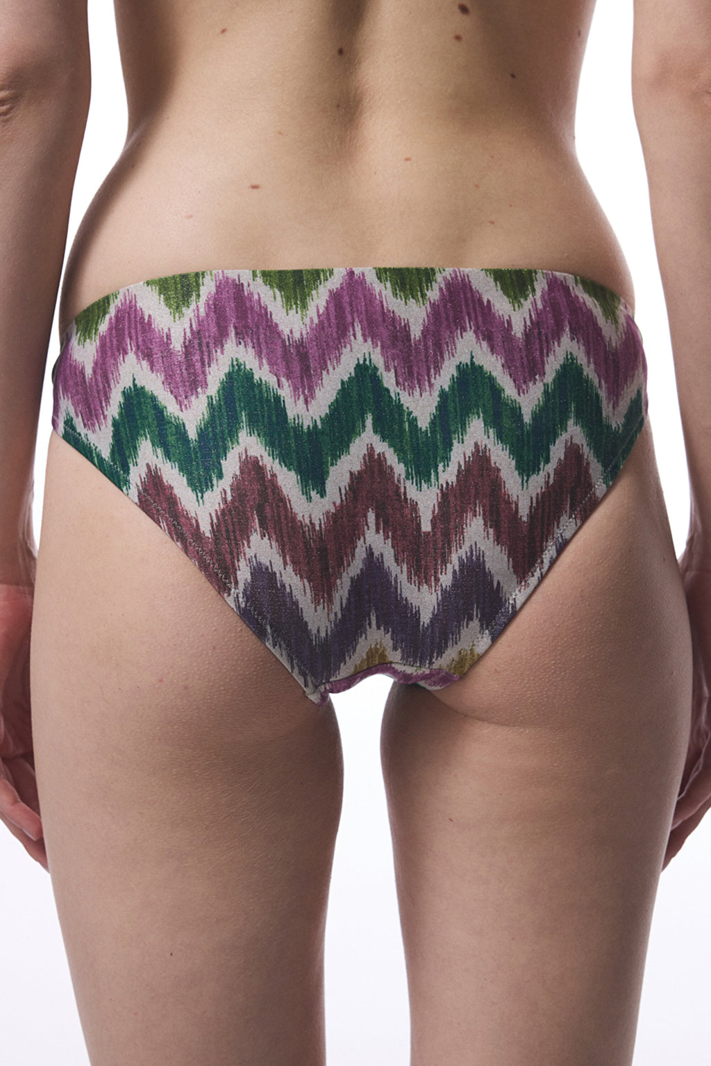 Celine Side Zigzag Buckle Slip Bikini Bottom