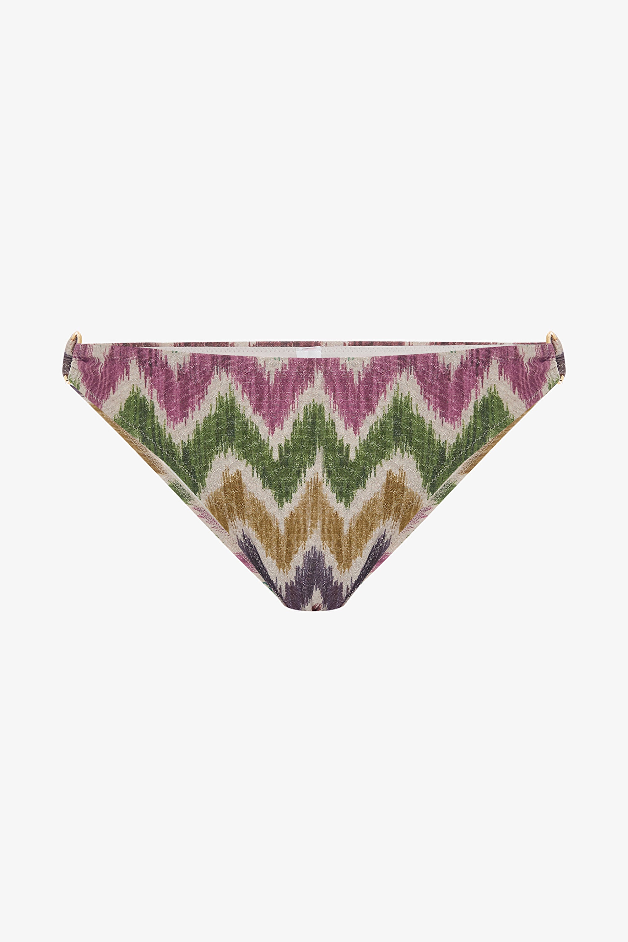 Celine Side Zigzag Buckle Slip Bikini Bottom