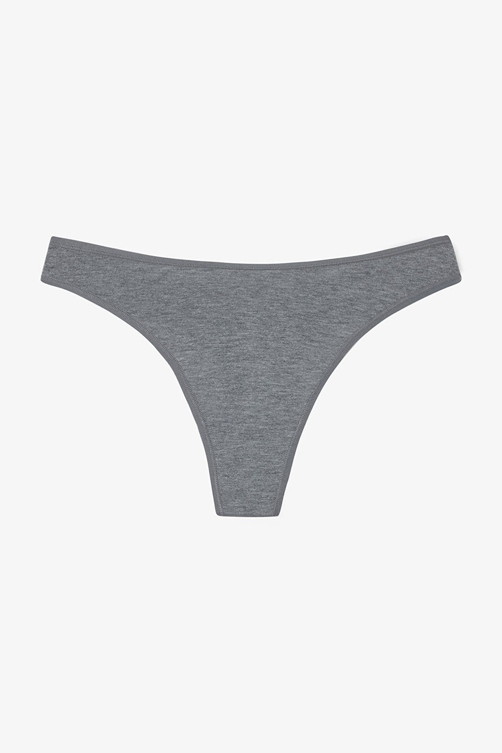 Floral Patterned Quiet Rose Normal Waist 3-Pack Cotton Thong Panties