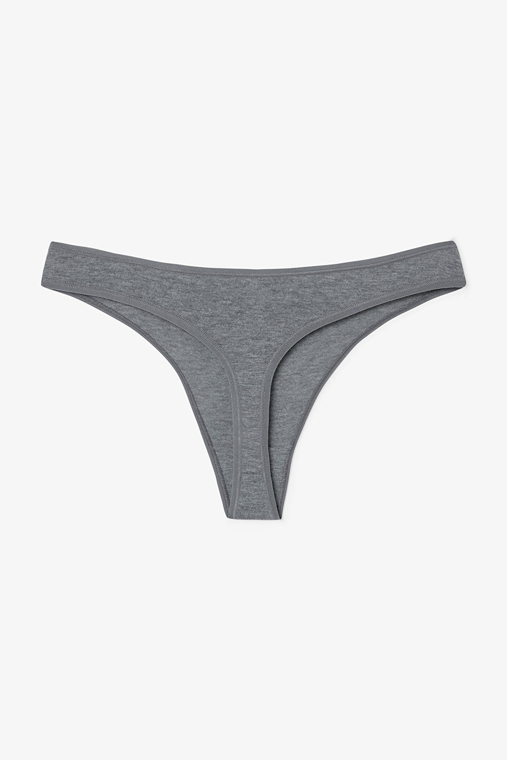 Floral Patterned Quiet Rose Normal Waist 3-Pack Cotton Thong Panties